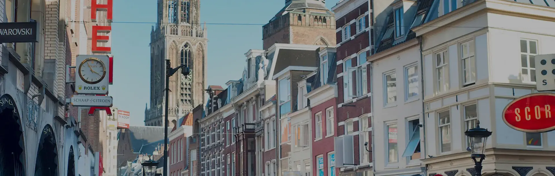 contact kerktoren en winkels